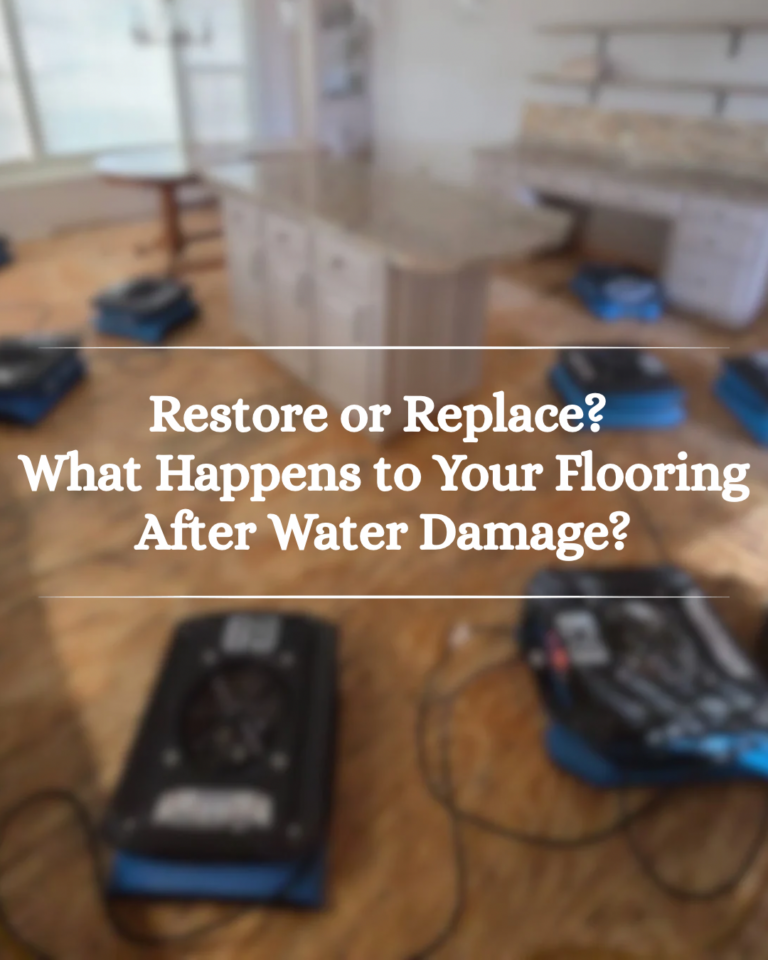 Restore or Replace? What Happens to Your Flooring After Water Damage?